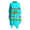 sophiehome Customized Haircut Cape for Adult, Personalized Barber Cape for Men Add Your Photo Text Logo, Custom Cape Haircut Apron for Home Salon and Barbershop Cyan view 3