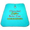 sophiehome Customized Haircut Cape for Adult, Personalized Barber Cape for Men Add Your Photo Text Logo, Custom Cape Haircut Apron for Home Salon and Barbershop Cyan view 4