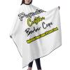 sophiehome Custom Barber Cape with Your Logo Text Photo, Professional Hair Cutting Cape Customized, Personalized Haircut Salon Cape for Hairdresser Styling & Home Adult White view 2