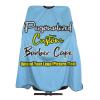 sophiehome Customized Professional Hair Cutting Cape Photo Custom, Personalized Salon Barber Cape with Text Logo Image, Hair Cutting Accessories, Adult Lightskyblue view 1