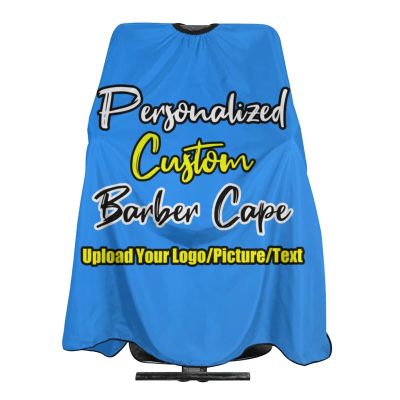 sophiehome Customized Professional Hair Cutting Cape Photo Custom, Personalized Funny Salon Barber Cape with Text Logo Image, Hair Cutting Accessories for Child Doderblue