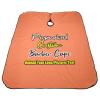 Sophiehome Customizable Photo Logo Haircut Barber Cape for Men, Personalized Professional Salon Cape With Your Message, Large for Adults, Hair Cutting - Coral view 4