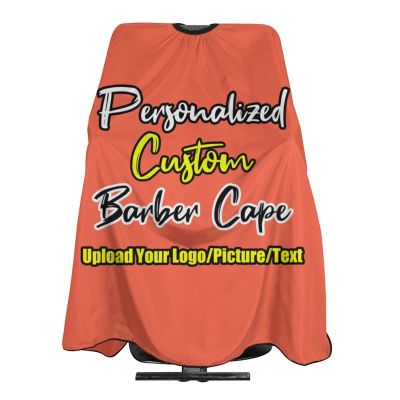sophiehome Customized Haircut Cape Funny for Child, Personalized Barber Cape for Men Add Your Photo Text Logo, Custom Cape Haircut Apron for Home Salon and Barbershop Tomato
