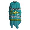 sophiehome Customized Professional Hair Cutting Cape Photo Custom, Personalized Salon Barber Cape with Text Logo Image, Hair Cutting Accessories, Adult Darkcyan view 3