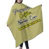 Sophiehome Customizable Photo Logo Haircut Barber Cape for Men, Personalized Professional Salon Cape With Your Message, Large for Adults, Hair Cutting - Darkkhaki view 2