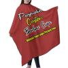 sophiehome Customized Haircut Cape for Adult, Personalized Barber Cape for Men Add Your Photo Text Logo, Custom Cape Haircut Apron for Home Salon and Barbershop Brown view 2