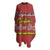 sophiehome Customized Haircut Cape for Adult, Personalized Barber Cape for Men Add Your Photo Text Logo, Custom Cape Haircut Apron for Home Salon and Barbershop Brown view 3
