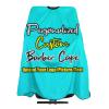 Sophiehome Customized Haircut Apron - Personalized Barber Cape for Men & Child, Add Your Photo Text Logo, Perfect for Home Salon & Barbershop - Cyan view 1
