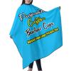 sophiehome Customized Haircut Cape for Adult, Personalized Barber Cape for Men Add Your Photo Text Logo, Custom Cape Haircut Apron for Home Salon and Barbershop Deepskyblue view 2