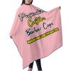 sophiehome Customized Haircut Cape for Adult, Personalized Barber Cape for Men Add Your Photo Text Logo, Custom Cape Haircut Apron for Home Salon and Barbershop Lightpink view 2