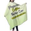 sophiehome Customizable Photo Logo Haircut Barber Cape for Men, Personalized Professional Salon Cape with Your Message, Customized Hairdresser Cape for Adults, Large Cape for Hair Cutting Beige view 2