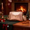 Ethereal Large Makeup Bag, Rose Gold Travel Makeup Bag with Shoulder Strap Toiletry Bag for Women Waterproof Cosmetic Travel Bag view 2