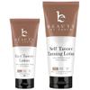 Self Tanner Face & Body - With Organic Aloe Vera & Shea Butter, Sunless Tanning Lotion, Bronzer Buildable Fair to Medium Tan, Fake Tan Self Tanners Best Sellers, 7.5oz (body) 3oz (face) view 1