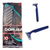 10pcs Disposable Twin Blade Hair Removal Razors Trimmer Shaver Cosmetic New Blue view 3