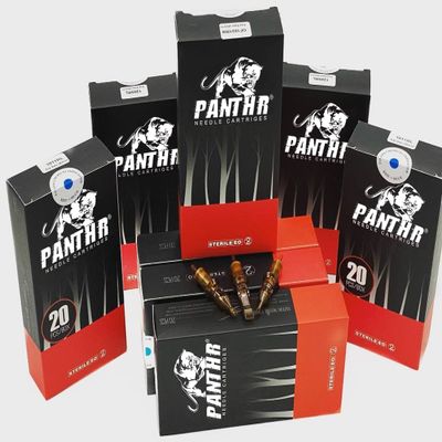 PANTHR Tattoo Needle Cartridge Assorted | Round Magnum Tattoo Cartridge Needle | shading needles for tattooing 1005RM