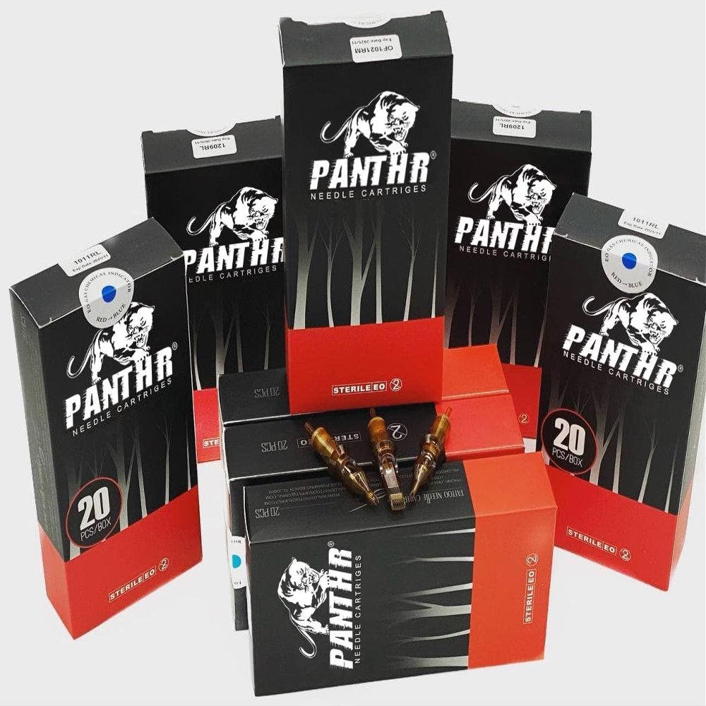 PANTHR Tattoo Needle Cartridge Assorted | Round Magnum Tattoo Cartridge Needle | shading needles for tattooing 1005RM