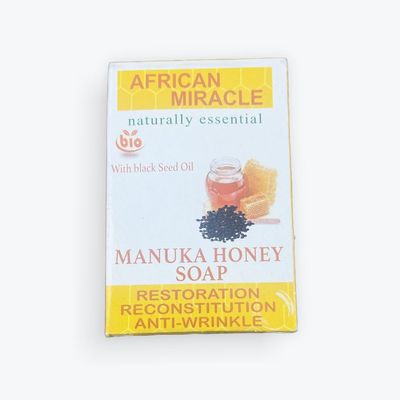AFRICAN MIRACLE NATURALLY ESSENTIAL BAR SOAP ALL KIND OF FRAGANCE 200g (MANUKA HONEY SOAP)