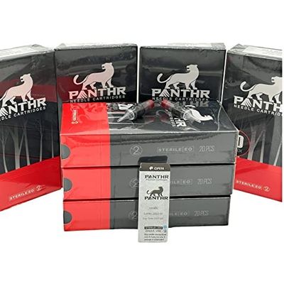 PANTHR Tattoo Needle Cartridge Assorted | Round Magnum Tattoo Cartridge Needle | shading needles for tattooing 1013RM