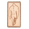 Bigfoot or Sasquatch Leather Patch With Natural Finish view 1