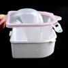 Beaupretty 2pcs Dual Nail Soaking Bowls for Manicure Non-break Nail Remover Bowls for and Hand Soak Spa view 4