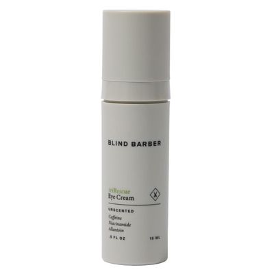 Blind Barber triRescue Eye Cream for Men - Formulated with Caffeine, Niacinamide & Allantoin to Illuminate & Awaken Under Eyes & Combat Dark Circles (0.5oz)