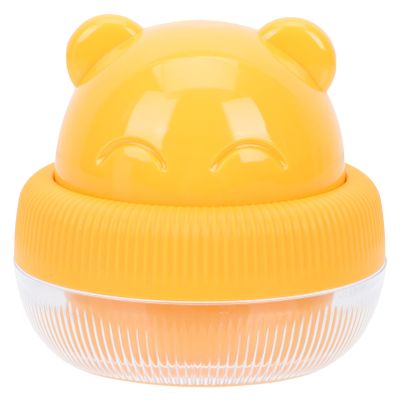 SOLUSTRE Bear Shape Makeup Sponge Holder Breathable Cosmetic Sponge Container for Storage Cute Design for Decor Reusable Makeup Box