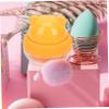 SOLUSTRE Bear Shape Makeup Sponge Holder Breathable Cosmetic Sponge Container for Storage Cute Design for Decor Reusable Makeup Box view 2