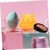 SOLUSTRE Bear Shape Makeup Sponge Holder Breathable Cosmetic Sponge Container for Storage Cute Design for Decor Reusable Makeup Box view 3