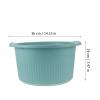Healifty Foot Soaking Bath Basin Tub: Pedicure Spa Tub Foot Massage Barrel Soak Bucket with Beaded for Green view 4