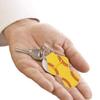 20Pcs Holder Keychain, Neoprene Keychains Holder Bulk, Yellow Baseball Design Lipstick Balm Cover for Handbag Hanging Pendants Travel view 3