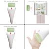 Chikoni 3 in 1 Ficial Face Ice Jade Roller and Gua Sha Tool, Natural Real Jade Anti-Wrinkle Face Eye Neck Massager Tool, Reduce Wrinkles, Puffiness, Migraine, Redness, Pain and Injury view 3