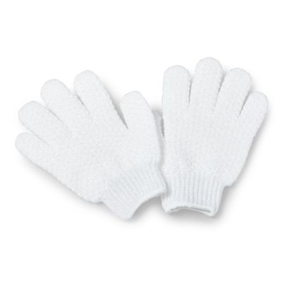 Earth Therapeutics Exfoliating Hydro Gloves - White