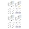 4 Pack Nose Piercing Kit with 20 Rings view 1
