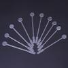 SASHUN OP 10pcs Plastic Transparent Mix Stick Rod Epoxy Resin DIY Tools Cosmetic Spatulas T211 view 3