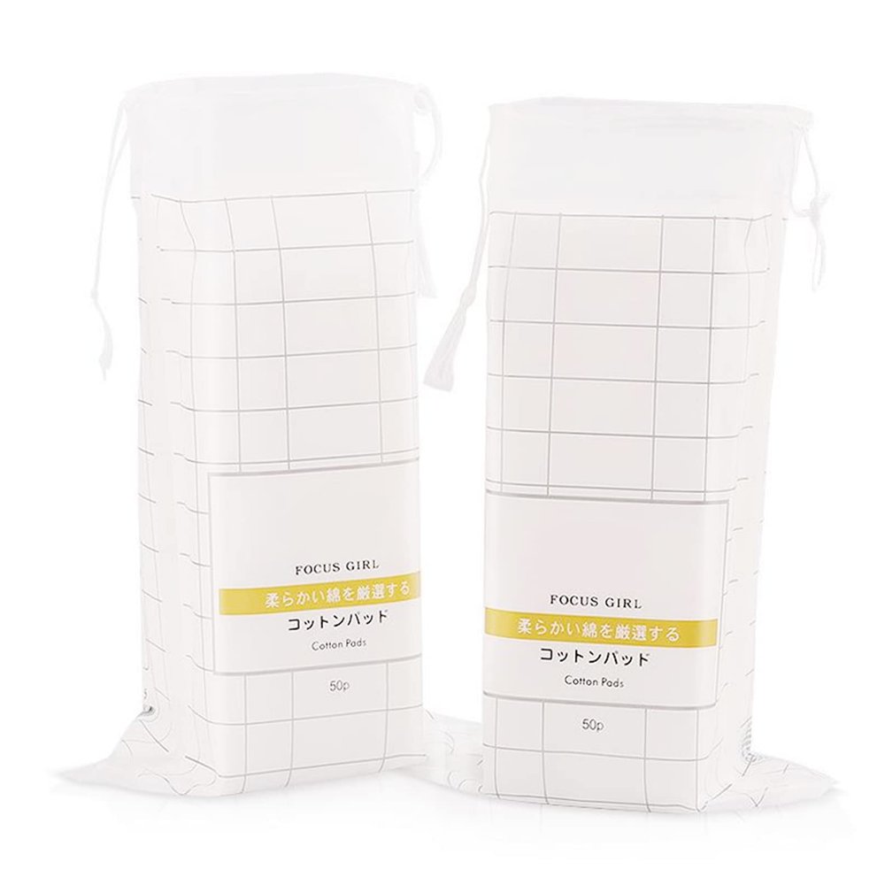 100pcs Cotton Pads, Facial Eye Makeup Remover Pads for Travel Pack Cotton Pads, Hypoallergenic Cotton Cosmetic Pads - Lint-Free Face Lip Clean Cotton Pads