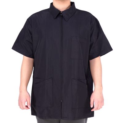 STUDIO LIMITED Barber Jacket & Salon Apron  Lightweight, Breathable & Water-Resistant Smock for Hair Stylists | Stylish & Functional with Zipper Closure (L)