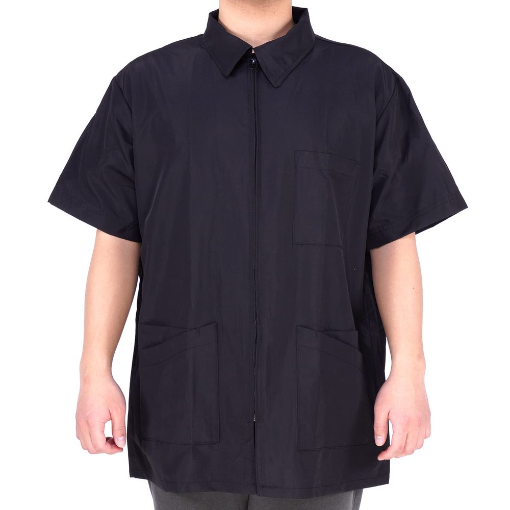 STUDIO LIMITED Barber Jacket & Salon Apron  Lightweight, Breathable & Water-Resistant Smock for Hair Stylists | Stylish & Functional with Zipper Closure (L)