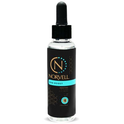 Norvell Spray Tan Solution DHA Boost Additive 2 oz Professional Sunless Tanning Solution Enhancer for Darker, Longer Lasting Color, Customizable Spray Tan Results, Easy Mix In Formula