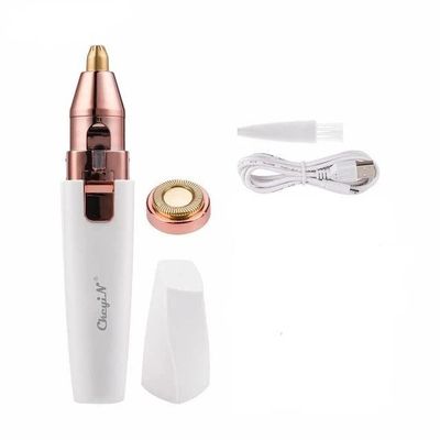 2-In-1 Portable Facial & Body Hair Remover (White)