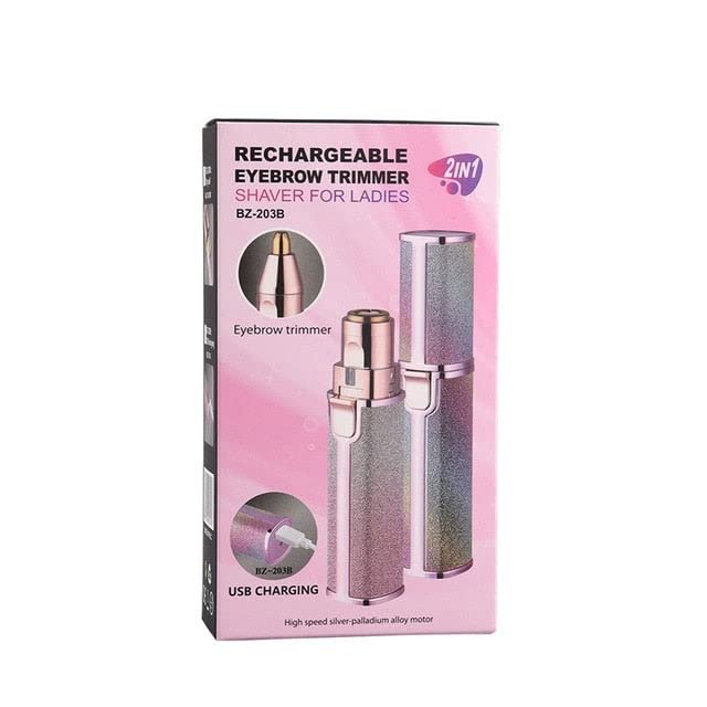 2-In-1 Portable Facial & Body Hair Remover (Pink)