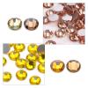 HANRUO SS3-SS20 Citrine Rhinestone for Nail Art 1440pcs Glue On Nail Art Rhinestones Boutique and Top Grade (Color : 3, Size : SS4 SS12 Mix 1680pcs) view 3