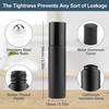 12 Pack 10ml Glass Roller Bottles Black Frosted Roll On Bottles Essential Oil Roller Bottles Perfume Sample Bottles Cosmetic Containers With Stainless Steel Roller Balls Opener&Dropper included view 2