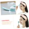 EXCEART Silicone Facial Brush for Blackhead Removal and Deep Cleansing Manual Face Cleaner Tool for Women Portable Design for to Clean and Massage view 2