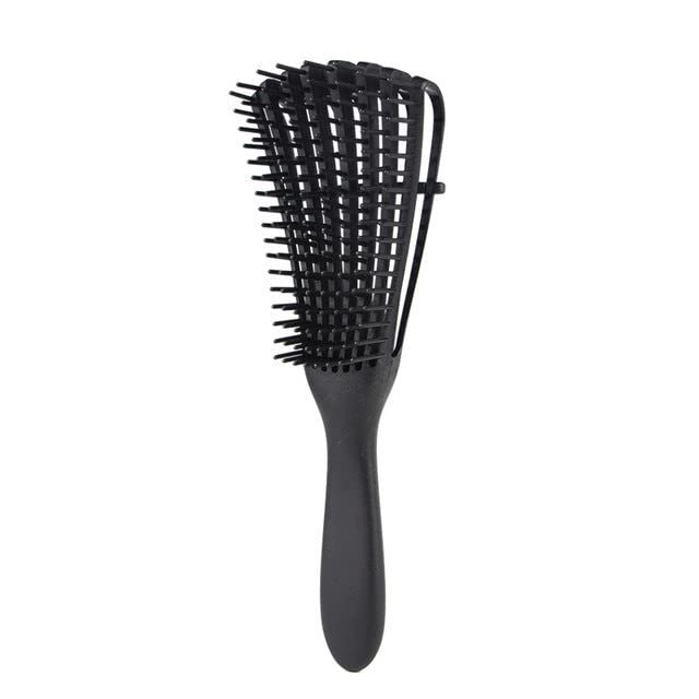 Detangling Hair Brush & Scalp Massager (Black)