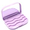 3 Tier Eyelash Storage Case Lash Dime Organizer Holder Box with Mirror Makeup Cosmetic Travel Case Empty False Lash Container (Purple) view 4