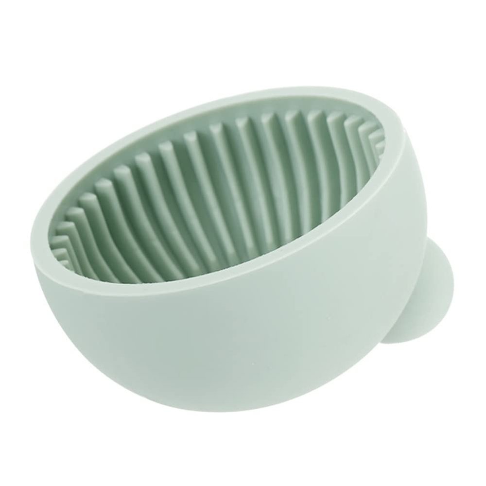 Beaupretty Makeup Sponge Cleaner Silicone Makeup Brush Cleansing Pad Brush Cleaning Bowl Handheld Brush Scrubber Makeup Cleaning Mat