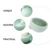 Beaupretty Makeup Sponge Cleaner Silicone Makeup Brush Cleansing Pad Brush Cleaning Bowl Handheld Brush Scrubber Makeup Cleaning Mat view 2