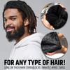 Men Shower Cap For dreadlocks, braids, curls, locs, curly Hair. Waterproof, Reusable, Large shower cap for mens hair. Terry cloth lined, elevated, sleek looking shower caps (Black Camouflage) view 3