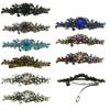 Set of 9 JCGY Mid Size Crystal Barrette Sparkly Crystals 9 Colors 5A86600-1-9 view 2