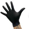 Element Tattoo Supply Black Tattoo Gloves - 100 Disposable Latex Gloves for Tattooing, Black Pearl Finish & Powder-Free, Versatile Use for Medical, Auto, Food Handling, & Cleaning (XLarge, 50 Pairs) view 3